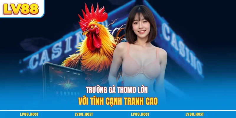 Trường gà Thomo lớn với tính cạnh tranh cao